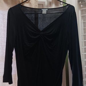 Black Size Medium Ann Taylor shirth